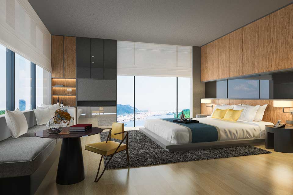 3d rendering nice sea view bedroom with luxury des 2021 08 28 10 14 44 utc